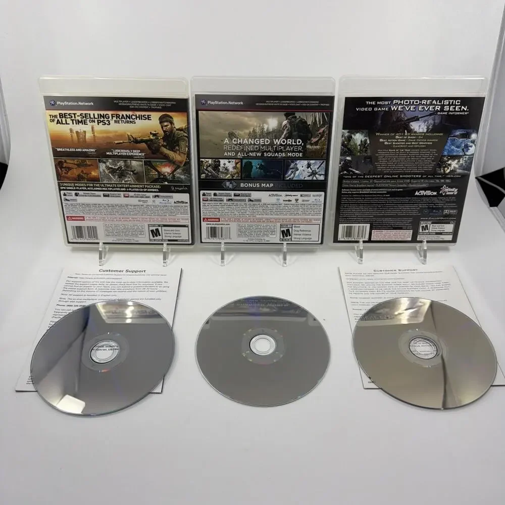 Xbox 360 Call of Duty Lot COD 2 Special Edition MW3 Modern Warfare 3 Black Ops